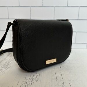 Kate Spade Laurel Way Carsen Black Leather Crossbody